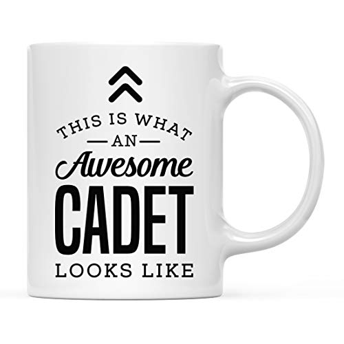 Andaz Press 11oz. Ceramic Coffee Tea Mug, This Is What an Awesome Cadet Looks Like, 1-Pack, Birthday Ideas for Coworker, Includes Gift Box