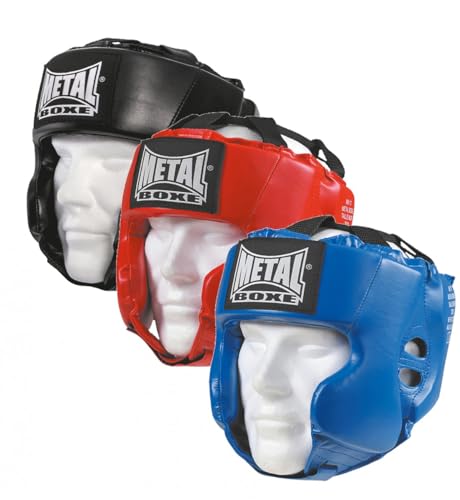 METAL BOXE Casque de Boxe Rouge Junior