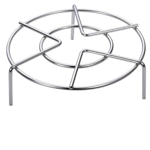 Ynhiag 42 Steam Rack, 2.8 Inch Tall Trivet For Instant Pot 3 Qt, Heavy Duty 18/8 Stainless Steel Steamer Rack Fit Pressure Cooker For Instant Pot Egg Food Stand Air Fryer Rack  cover