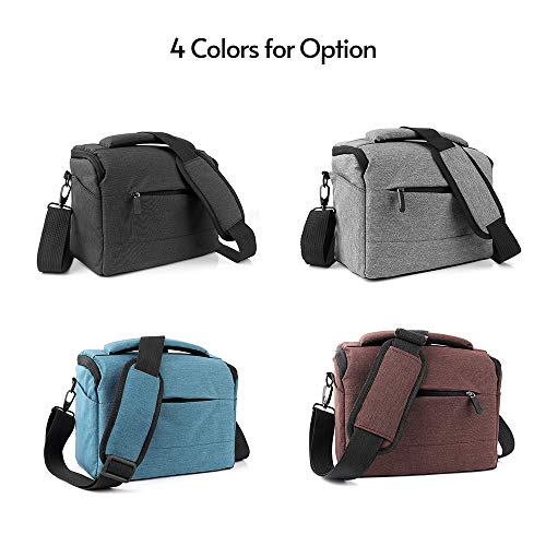 mewmewcat Bolsa da Camera,Bolsa para câmera SLR/DSLR Gadget Bolsa acolchoada Bolsa de transporte de