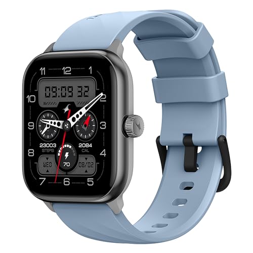 Image of Fastrack Nitro Pro Premium Smartwatch with 1.85 inch AMOLED Display with AOD|390x450 Pixels|SingleSync BT Calling|Functional Crown|100+ Sports Modes|AI Coach|AI Voice Assistant|24x7 Health Suite