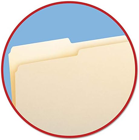 Miniatura 3 de Smead 10320 - Carpetas de archivo de 12 de corte de una sola capa, con pestaña superior, manila, 100caja