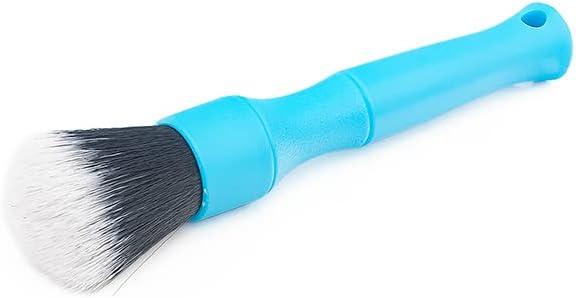 Detail Factory - Synthetic Detailing Brushes, Ultra-Soft Bristles, Scratch-Free for Exterior, Interior, Emblems, Panels - Different Sizes, Comfortable Grip - Parent (Blue, Short)