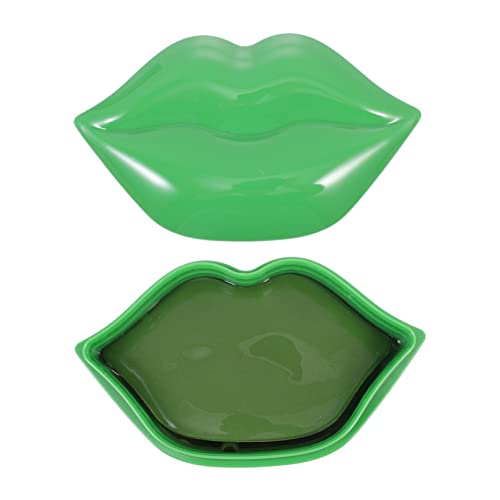 BATHVEVE 20 Piezas Bálsamo Labial Hidratante Máscara Para Dormir De Labios Parche Labial Para Dormir Labio Durante La Noche Sueño De Labios Propilenglicol Blue