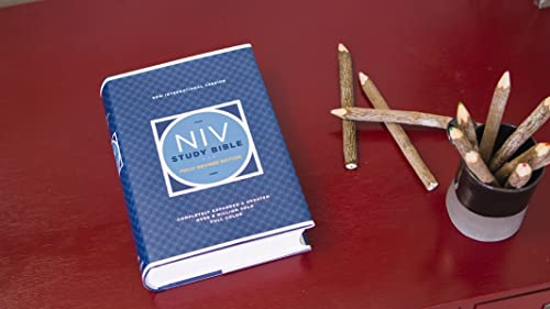 Image of NIV Study Bible, Fully Revised Edition (Study Deeply. Believe Wholeheartedly.), Hardcover, Red Letter, Comfort Print