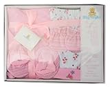 Big Oshi 5 Piece Layette Gift Set, Pink