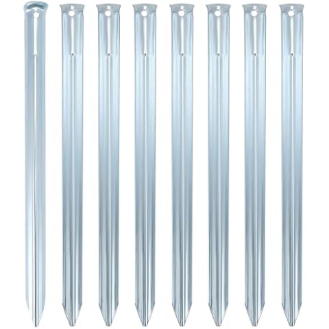 Piquets de Tente QWORK® 30 cm Cover