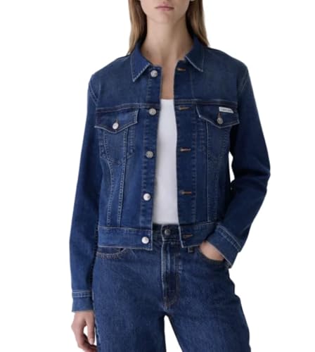 Calvin Klein Women's Long Sleeve Button Up Denim...