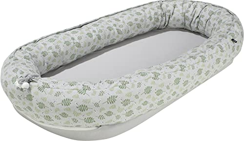 Alvi Schlummer-Nestchen Organic Cotton Drifting Leaves | 403980359