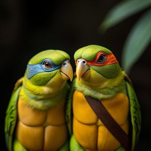『I had ninja turtle parakeets』のカバーアート