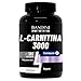 Bandini® L-Carnitina 3000, 180 cápsulas - Carnetina Altamente dosificada - Suplemento Deportivo con L Carnitina Tartrato, Pura Carnitin de Alta Absorción y Biodisponibilidad, Sin Aditivos y 100% Vegan