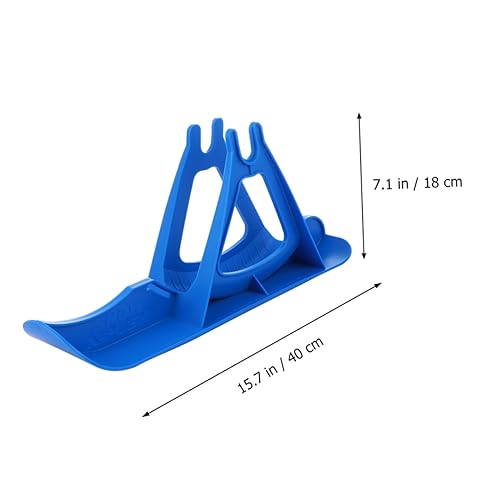Kisangel 2 Sets Ski-Board Fahrrad Snowboard Erwachsene Spielzeug Schnee-Scooter Outdoor-Spielzeug Fahrräder Laufrad Schneeschlitten Board Fahrrad Ski-Scooter Kit Reifen – Bild 6