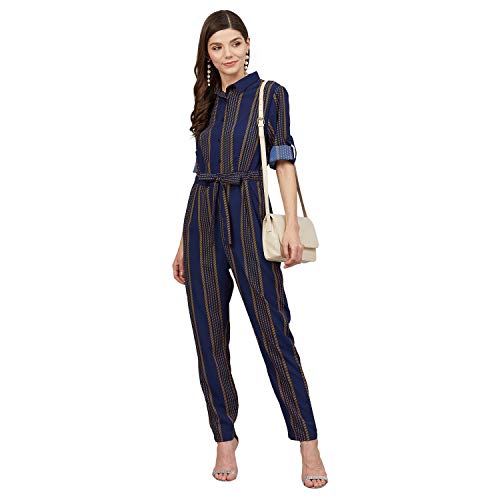 Image of Rare Women's Polyester Jumpsuit Maxi Casual Dress