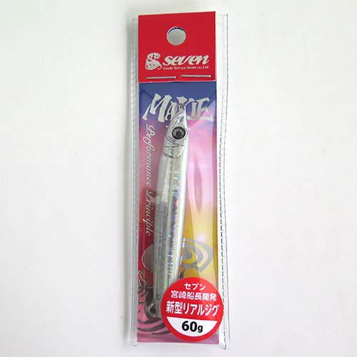 セブンスライド MAKIE JIG 60g #7 夜光ストライプ