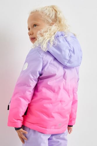 Foto von C&A Kinder Mädchen Skijacke Polyester Mehrfarbig neon pink 134