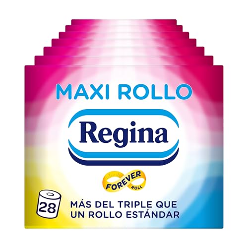 Regina Maxi Rollos paquete de 28 unidades de doble capa con suavidad y resistencia extra