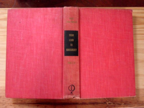 FROM LENIN TO KHRUSHCHEV B000GP5VKI Book Cover