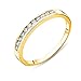 Produktbild MIORE Ring Damen Gelbgold Diamant Hochzeitsband 14KT (585) mit Diamant Brillanten 0.20 ct (62 (19.7))