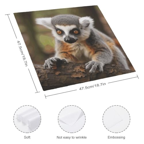 Servilletas de Tela Cuadradas Reutilizables Blanco 2 Pzas miniatura 2