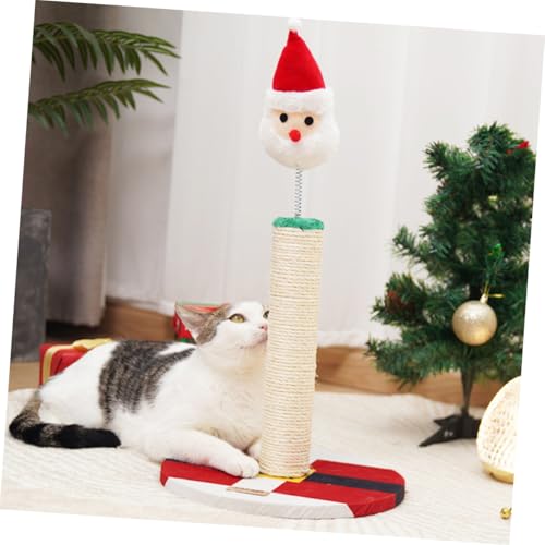 Rascador para gatos sisal vertical para interiores miniatura 5