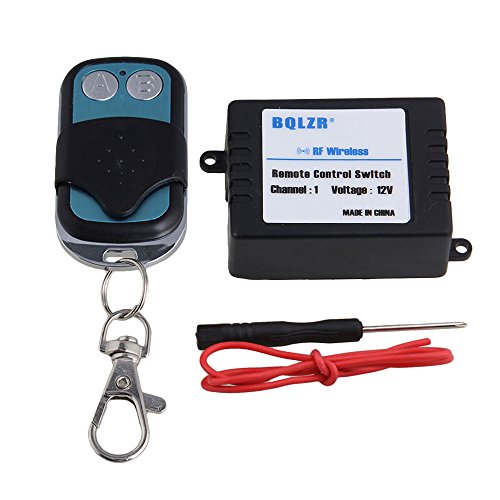BQLZR AC 220 V 10 A 1 ch 433 mhz inalámbrico rf interruptor de control remoto transmisor + receptor negro