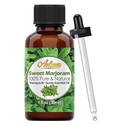 Artizen Sweet Marjoram Essential Oil (100% Pure & Natural - UNDILUTED) Therapeutic Grade - Huge 1oz Bottle - Perfect for Aromatherapy, Relaxation, Skin Therapy & More!