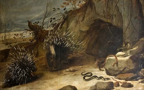 Impression sur toile de Frans Snyders pour décoration salon moderne 60x90cm