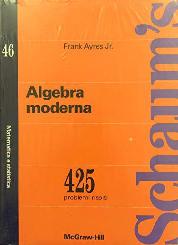  Algebra moderna