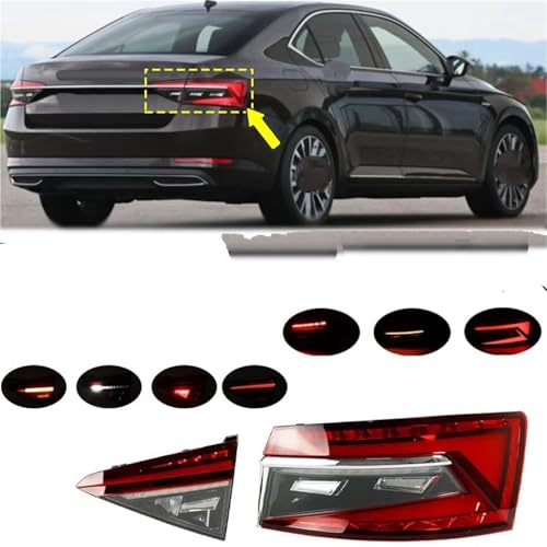 Ensemble feux arrières Skoda Superb 2022 clignotant stop signal avertissement