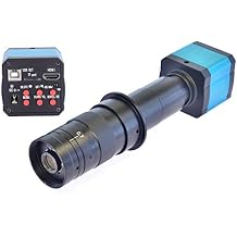 HAYEAR 14MP HD TV HDMI USB Industry Digital C-Mount Microscope Camera TF Card + 180x Zoom C-Mount Lens