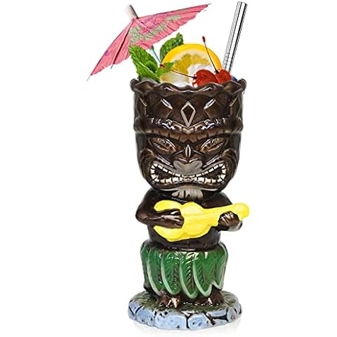 Ceramic Tiki Glasses for Tropical Cocktails Cover