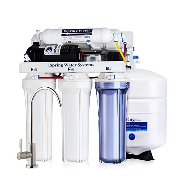 iSpring Reverse Osmosis System Under Sink with Alkaline Water Filter