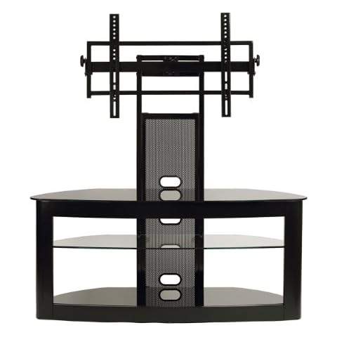 TransDeco TD600B Stand with Mount, 85" TV, Black Cover