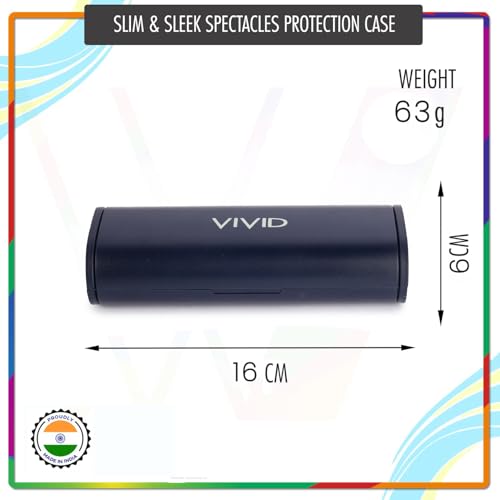Image of Unisex Lightweight Specs Hinge-Spring Eyewear Dabbi Abs Hard Case Cover