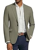 PJ PAUL JONES Casual Blazers for Men Fashion Slim Fit Suit Jacket Premium Blazers Suit Khaki