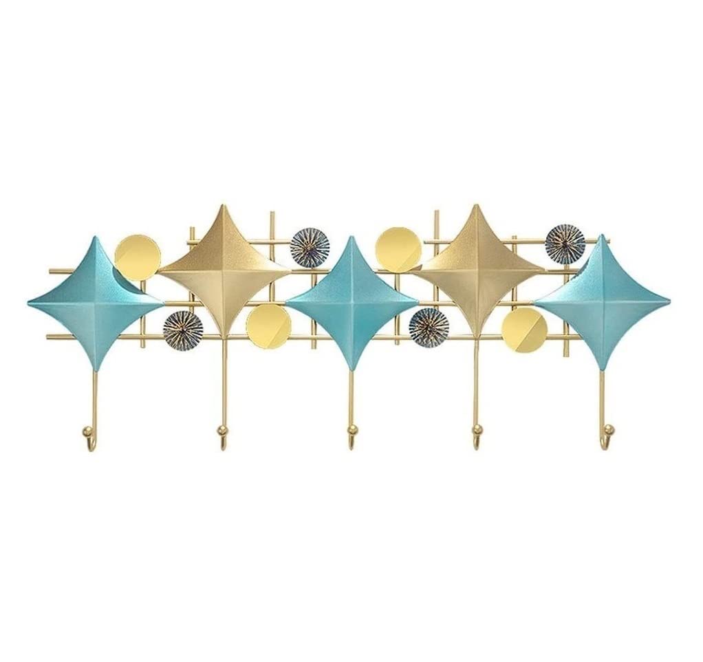 Perchero De Puerta Para Ropa Gancho Nórdico Creativo Para Abrigos, Perchero Montado En La Pared De Arte Del Hierro, Gancho Para Bata De Dormitorio, Gancho Para Abrigos, Para El Hogar Coat Hooks Wall M