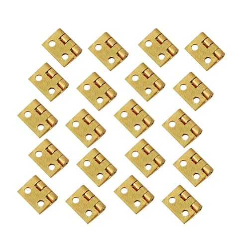 Raccords de meubles miniatures de style charnières miniatures argentées - 6