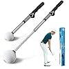 Beauyist Pro-Level Retractable Golf Swing Trainer - Right-Handed Click Stick Golf Grip Trainer | Practice & Pre-Round Warm-Up Golf Training Aid
