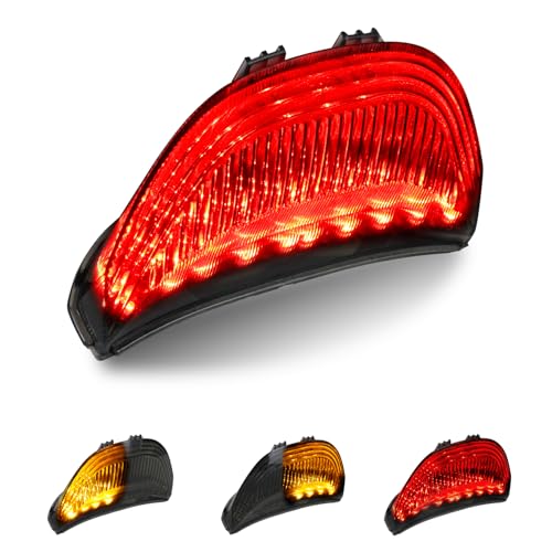 QUASCO Led Brake Tail Light Smoked Taillights with Turn Signal Compatible with Honda CBR600RR 2003-2006, CBR1000RR 2004-2007