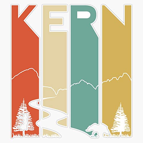 Kern River California Sequoia Forest Kernville Retro Camping...