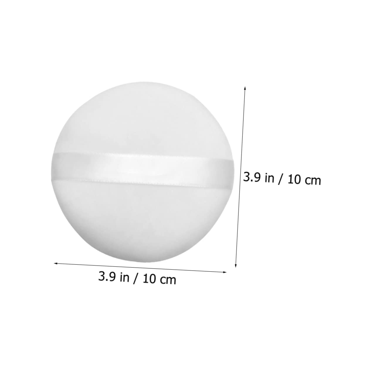 WOFASHPURET Round Makeup Sponge Applicator Set 6 Pcs Lady Compact Powder Puff Soft Blush Applicator for Foundation Concealer