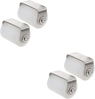 OSALADI 4 Pcs Pulley Heavy Duty Pulley Garage Door Pulley Garage Door Track Gate Roller Guides Hard Nylon