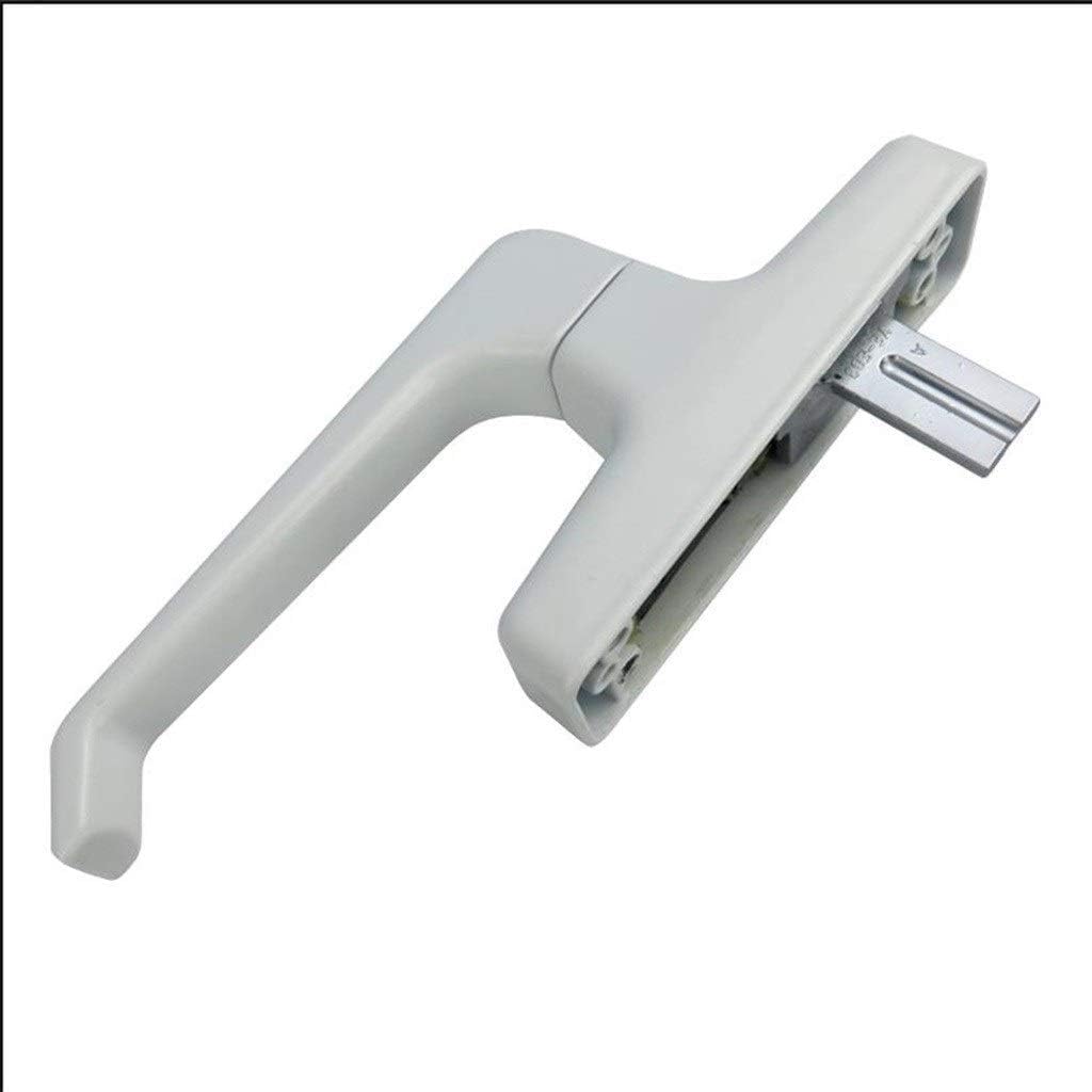 Lcuvimpex One Color Lockable Window Handle， Zinc Alloy Lever Latch Door Lock And Rotary Window Handle Multiple Sizes(15Mm)