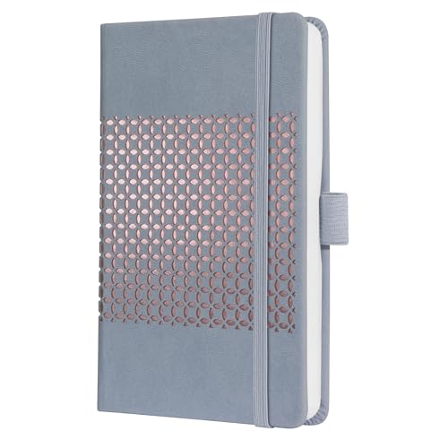 SIGEL J5208 Jolie Weekly Planner 2025, hardcover, 9,5 x 15 cm, 174 Pages, Light Grey