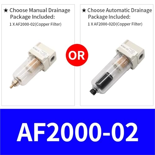 Processeur de source AF2000-02 et filtre à air comprimé G1/4 - 2