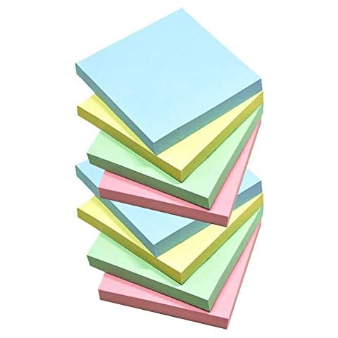 Dragon Eight Self-Stick Notes Sticky Notes 100 Sheets/Pad 4 Candy Colors 3 inch X 3 inch 12 Pack Cover