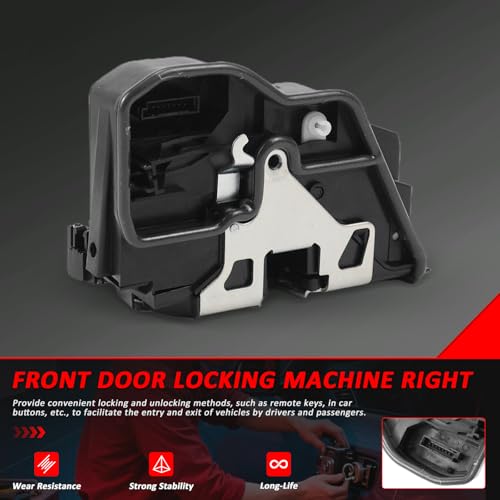 Image of Right Front Door Latch Actuator Catch for BMW 2007-2021 1 3 5 Series E60 E87 E90 Replacnt# 51217202144 51217229456 51217318420 51217229462 51217283628 51217059968 51214389472