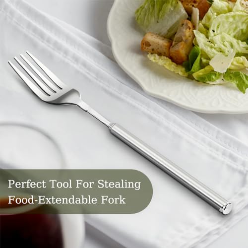 Extendable Fork, Prank Long Telescopic Forks, Extended 8.7-25.4 In - Image 2