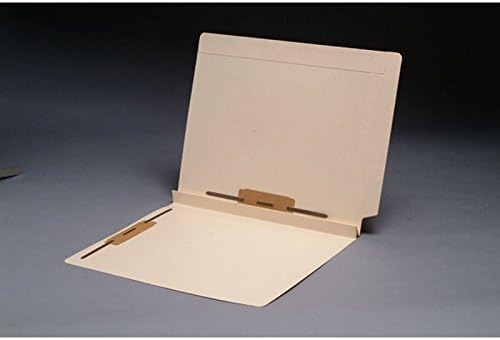 14pt Manila Folders, Full Cut 2-Ply End/Interlock Tab, Letter Size, Fastener Pos #3 & #5, 1-1/2" Expansion (Box of 50)