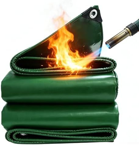 450GSM Fireproof Fiberglass Welding Blanket with Grommets, Heat Resistant Mat for Industrial Welding, Grill, Soldering, and Plumbing (4x7m) - Durable Protection